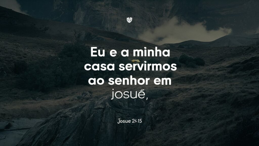 Eu e minha casa serviremos ao senhor estudo